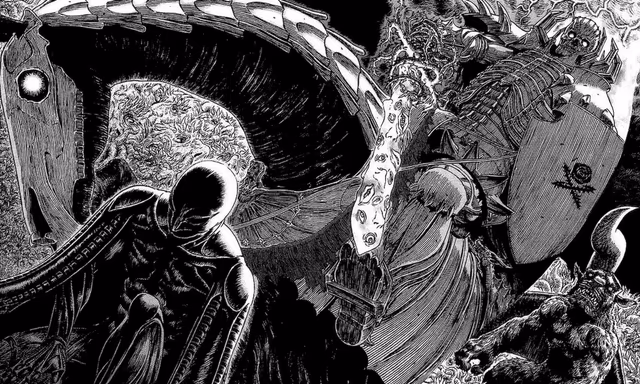 Berserk Manga Panel Detailed Death Horseman