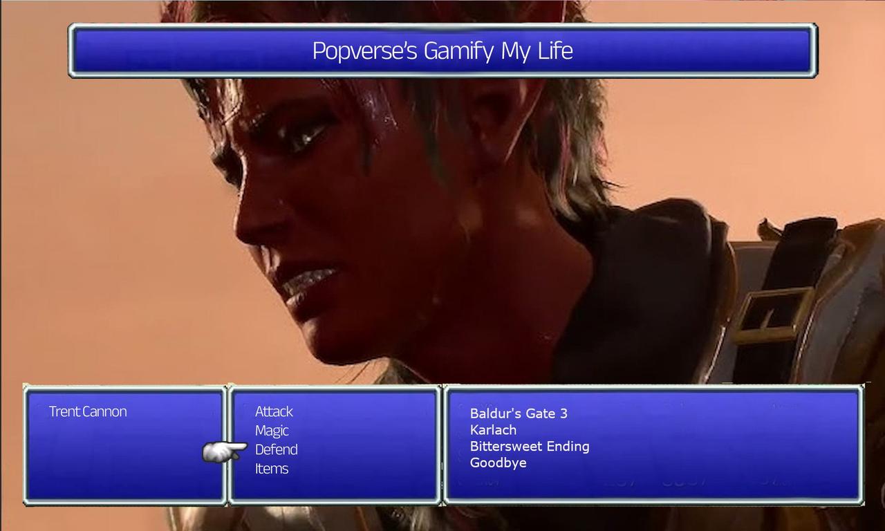 Gamify My Life Baldur's Gate 3 Header