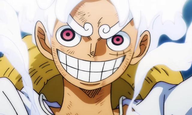 Luffy Smiling In Gear 5 Form One Piece