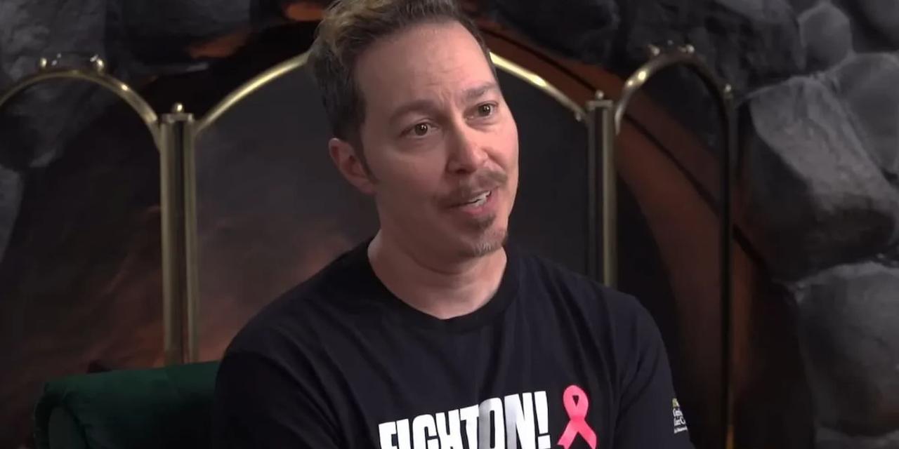 Sam Riegel in Critical Role video revealing his cancer diagnosis.