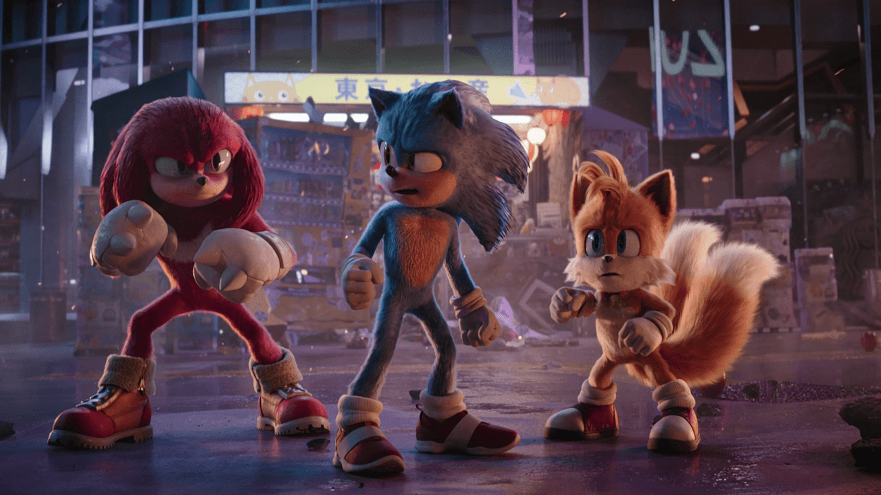 Sonic, Knuckles, and Tails in Sonic the Hedgehog 3