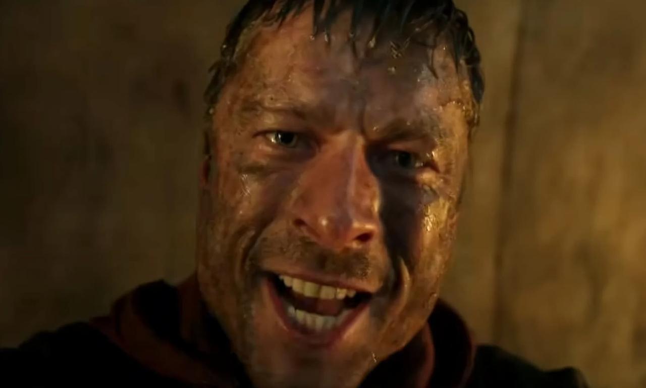 The Running Man Glen Powell Messy