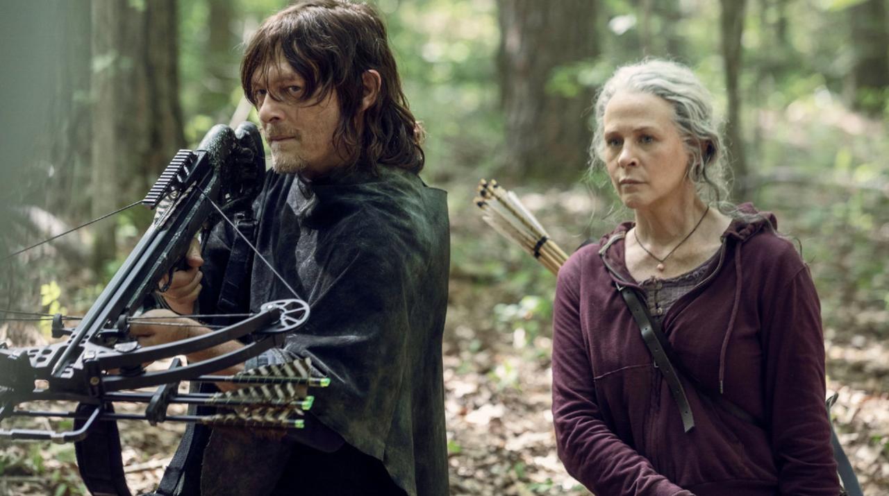 Daryl and Carol on the Walking Dead